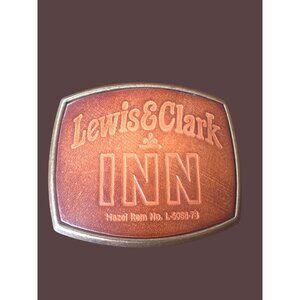 Vintage Lewis & Clark Inn‎ Belt Buckle